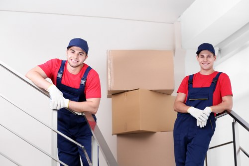 Removal team planning a Hampstead home move