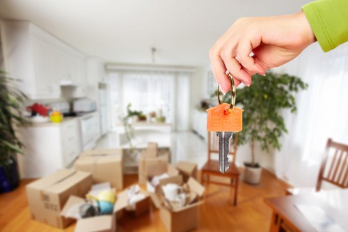 Local Hampstead removals team handling furniture safely