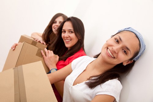 Commercial removal van service in Hampstead for office equipment