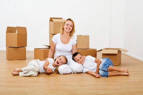 Furniture dismantling and transport during an office relocation