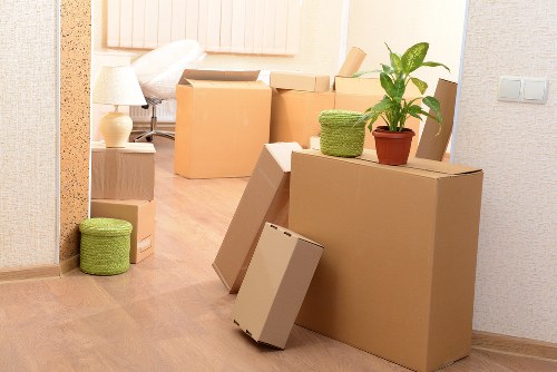 Man and van helping with furniture transport in Hampstead