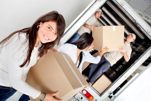 Careful packing of fragile household items for relocation in Hampstead